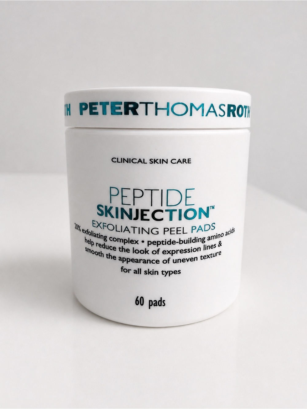 Peter Thomas Roth Peptide Skinjection Exfoliating Peel Pads - White